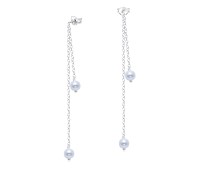 Dangling Chain Silver Earring STC-2219